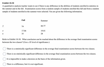 Answered: A Quantitative Analysis Teacher Wants… | Bartleby