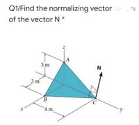 Answered: Q1/Find the normalizing vector of the… | bartleby