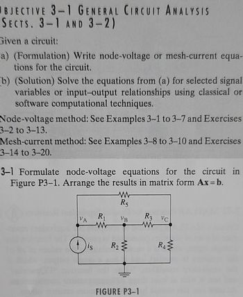 Answered: 3-1 Formulate Node-voltage Equations… | Bartleby