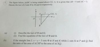 Answered: 2. (a) (b) The Figure Below, AABC Is… | Bartleby