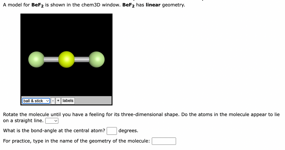 bef2 molecular geometry
