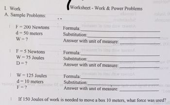 Solved SICS for the Health Worksheet on Acceleration