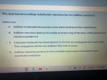 does benzene undergo substitution reactions        
        <figure class=