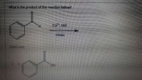 What is the product of the reaction below?
Cu, OlF
citrate
Select one:
a.
HO.
