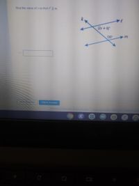 Find the value of x so that t m.
(2x+6)
130
New Question
Check Answer
2021 McGre-H Education Al Rghts Rened
Privacy and Coekles ermsof Use M u Reu
