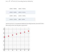 Answered: Let E: B- B Be The (3, 5) Encoding… | Bartleby