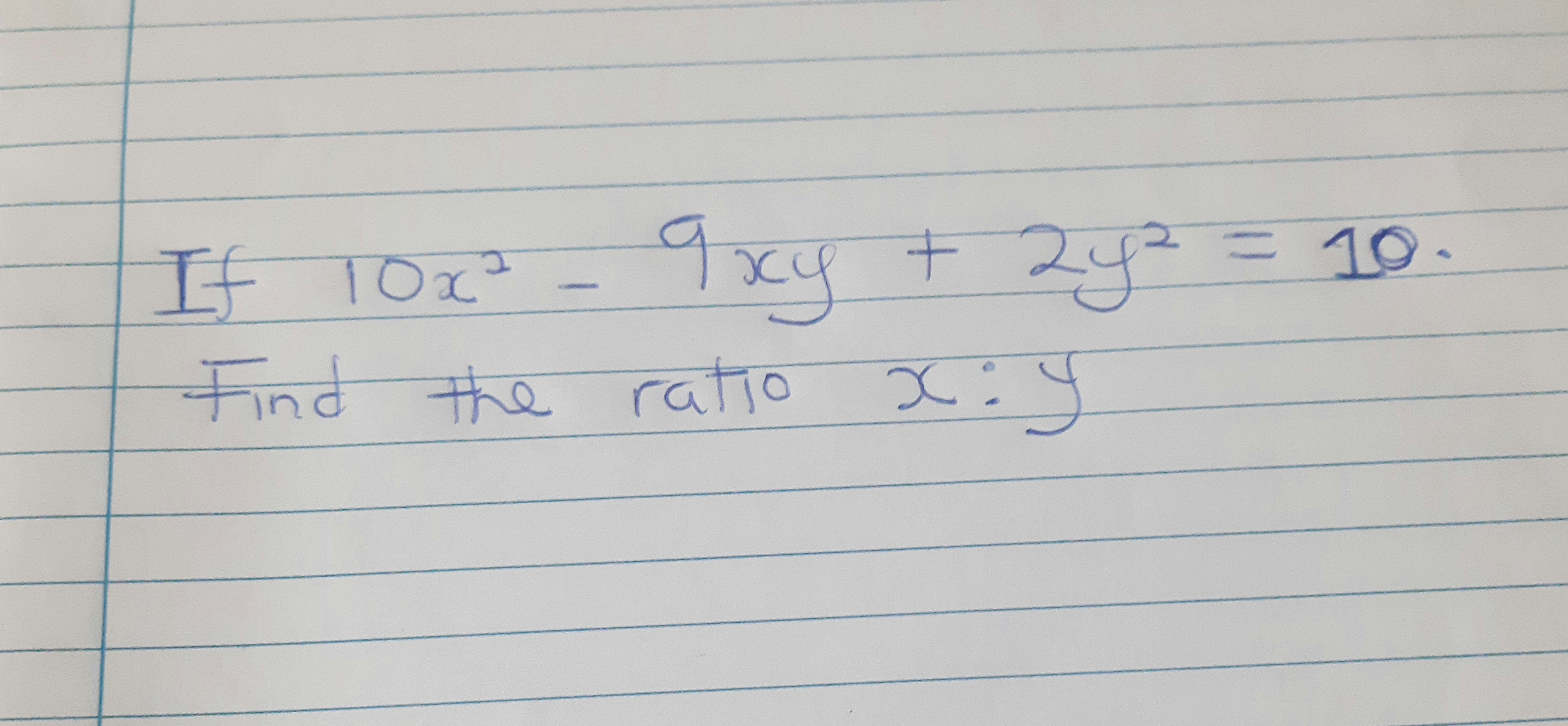 answered-3d19-if-10x-find-the-ratio-x-y-bartleby