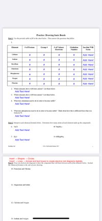 Answered Practice Drawing lonic Bonds Part 1 bartleby