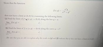 Answered: Show that the function does not have a… | bartleby