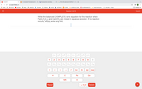 **Question:**

Write the balanced COMPLETE ionic equation for the reaction when Fe(C₂H₃O₂)₃ and Ca(OH)₂ are mixed in aqueous solution. If no reaction occurs, simply write only NR.

**Instructions for Entering the Ionic Equation:**

Use the provided symbols and numbers to construct the balanced ionic equation. The available options include:

- Numbers: 0-9
- Charges: 4-, 3-, 2-, 1-, 1+, 2+, 3+, 4+
- Mathematical symbols: +, →
- States of matter: (s), (l), (g), (aq)
- Elements and compounds: H, C, Fe, Ca, O
- Special compounds and terms: xH₂O, NR
- Control buttons: Reset, Delete

**Note:** Ensure you enter the states of matter and charges correctly for each ion and compound. If no reaction takes place, use the NR option to indicate this.

This exercise is designed to help students practice writing balanced ionic equations by selecting the appropriate options from a virtual keypad.