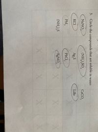 Answered: 3. Circle the compounds that are… | bartleby