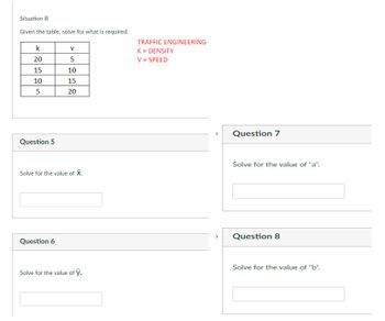 Answered: Situation B Given The Table, Solve For… | Bartleby