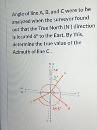 Answered: Angle Of Line A, B, And C Were To Be… | Bartleby