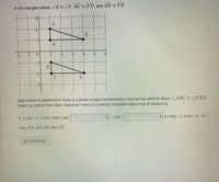 Answered In The Triangles Below Za Zf Ac Fd Bartleby