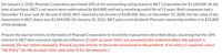 On January 1, 2020, Pharoah Corporation purchased 20% of the outstanding voting shares in WLT Corporation for $1,240,000. At the
time of purchase, WLT's net assets were undervalued by $64,800 and had a remaining useful life of 12 years. Both companies had a
December 31 year-end. At the end of 2020, WLT reporteda net income of $338,000. Also, on December 31, 2020, the fair value of the
investment in WLT shares was $1,369,000. On January 10, 2021, WLT paid a cash dividend. Pharoah's ownership entitles it to $32,800
of the dividend.
Prepare the journal entries on the books of Pharoah Corporation to record the transactions described above, assuming that the 20%
interest in WLT does represent significant influence. (Credit account titles are automatically indented when the amount is
entered. Do not indent manually. Record journal entries in the order presented in the problem. If no entry is required, select
"No Entry" for the account titles and enter 0 for the amounts.)
