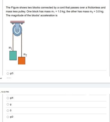 Solved The figure below shows an object with mass m - 5.7 kg