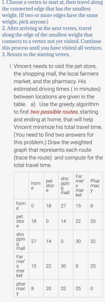 Answered: Two Possible Routes, | Bartleby