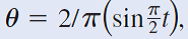 0 = 2/T(sint).
