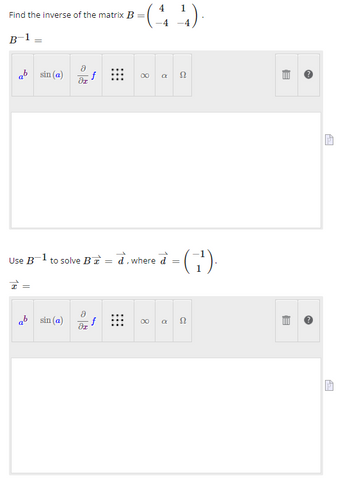 Answered: Find The Inverse Of The Matrix B = B-1… | Bartleby