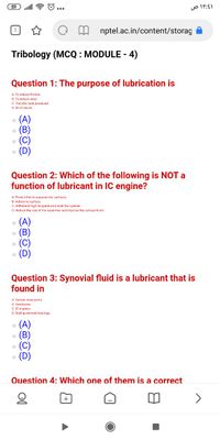 Case Based MCQ - Chemistry in Automobiles: For an internal combustion