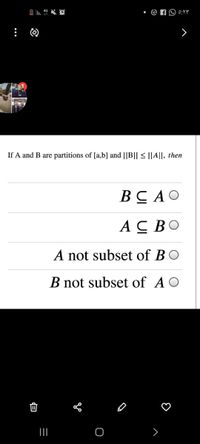 Answered: If A And B Are Partitions Of [a,b] And… | Bartleby