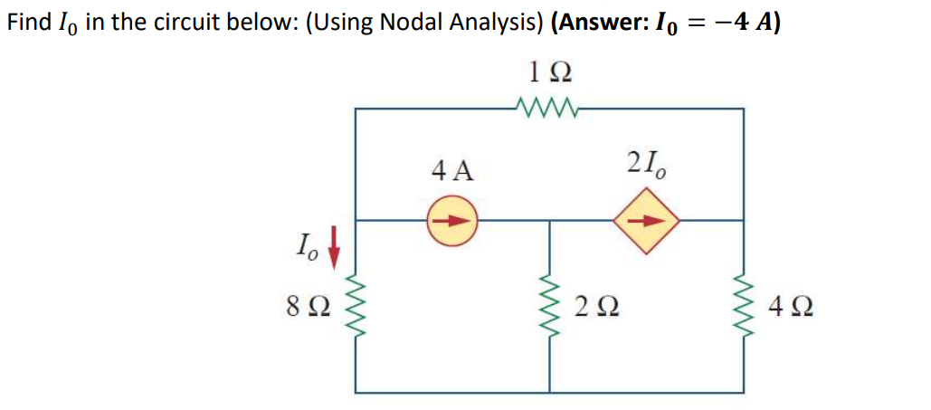 Answered: Find I, In The Circuit Below: (Using… | Bartleby