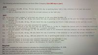 The following selected transactions are from Ohlm Company. (Use 360 days a year.)

**2016:**

- **Dec. 16:** Accepted a $12,000, 60-day, 7% note dated this day in granting Danny Todd a time extension on his past-due account receivable.
- **Dec. 31:** Made an adjusting entry to record the accrued interest on the Todd note.

**2017:**

- **Feb. 14:** Received Todd's payment of principal and interest on the note dated December 16.
- **Mar. 2:** Accepted a $6,500, 7%, 90-day note dated this day in granting a time extension on the past-due account receivable from Midnight Co.
- **Mar. 17:** Accepted a $3,200, 30-day, 7% note dated this day in granting Ava Privet a time extension on her past-due account receivable.
- **Apr. 16:** Privet dishonored her note when presented for payment.
- **May 31:** Midnight Co. refused to pay the note that was due to Ohlm Co. on May 31. Prepare the journal entry to charge the dishonored note plus accrued interest to Midnight Co.'s accounts receivable.
- **July 16:** Received payment from Midnight Co. for the maturity value of its dishonored note plus interest for 46 days beyond maturity at 7%.
- **Aug. 7:** Accepted a $7,450, 90-day, 8% note dated this day in granting a time extension on the past-due account receivable of Mulan Co.
- **Sep. 3:** Accepted a $2,700, 60-day, 10% note dated this day in granting Noah Carson a time extension on his past-due account receivable.
- **Nov. 2:** Received payment of principal plus interest from Carson for the September 3 note.
- **Nov. 5:** Received payment of principal plus interest from Mulan for the August 7 note.
- **Dec. 1:** Wrote off the Privet account against the Allowance for Doubtful Accounts.

**Required:**

1-a. First, complete the table below to calculate the interest amount at December 31, 2016.
1-b. Use the calculated value to prepare your journal entries for 2016 transactions.
1-c. First