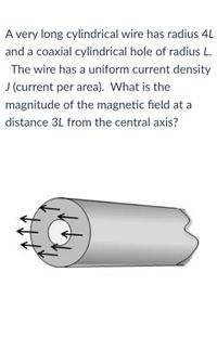 Answered: A wire has a current density of…