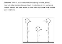 Answered: Irections: Solve For The Gravitational… | Bartleby