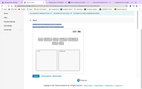 b My Questions | bartleby
Course Home
G Classify each of the followin x
B Part a classify each solid as
X G what is the formula for cuso X G polyatomic ion in CuSO4. - ( X
openvellum.ecollege.com/course.html?courseld=16519516&OpenVellumHMAC=1fc079a348c799e6962d54f79c45be36#10001
Apps
Yahoo Mail
YouTube
Мaps
Best Free PowerP...
Google Drive
Academic Search
• Downloads
University Librarie...
E UNIVERSITY POR...
Student Detail Sc..
>>
Scores
You may want to reference (Pages 181 - 185) Section 6.4 and (Pages 186 - 189) Section 6.5 while completing this problem.
eТext
Part A
Document Sharing
Classify each of the following as ionic or molecular.
User Settings
Drag the appropriate items to their respective bins.
Course Tools
<>
Reset
Help
N2O3
Ba3 (PO4)2
FEPO3
Al(CIO2)3
Co(C2H3O2)2
SrCO3
AsCl3
lonic
Molecular
Submit
Previous Answers Request Answer
P Pearson
Copyright © 2021 Pearson Education Inc. All rights reserved. | Terms of Use | Privacy Policy. | Permissions | Contact Us |
