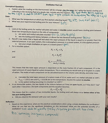 Answered For a miscible system and and PT PA bartleby