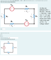 Aşağıda verilen devrede sırasıyla R1=60, R2=52, R3=12N, R4=102 V31==11V ve Vs2=10V olarak tanımlandıklarına göre Vx + Vy gerilim değerlerinin toplamı kaç volt olur?
İPUCU: KVK Yöntemi ile çözmeyi düşünebilirsiniz.
Vs1
R2
As they are
defined as R1 =
+ Vo -
6Ω, R2 5Ω, R3
-12Ω, R4-10Ω
Vsl == 11V and
Vs2 = 10V in the
circuit, how many
volts is the sum
of VX + Vy
voltage values?
|
+
V.
R4
V
R3
Z
Vs2
R1
+ Vy
Yanıt:
Aşağıda verilen devrede sırasıyla
Is=4 A,
R1=70
R2=14 N
olarak tanımlandıklarında; I, =?
Not: Sonucun işaretine dikkat ederek sisteme girin
R1
Is
10 0
R2
+
