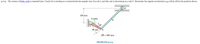 5/113 The system of Prob. 5/82 is repeated here. Crank OA is rotating at a counterclockwise angular rate of 9 rad/s, and this rate is decreasing at 5 rad/s. Determine the angular acceleration a4g of link AB for the position shown.
B
100 mm
9 rad/s
30°
80 mm
AB = 200 mm
PROBLEM 5/113
