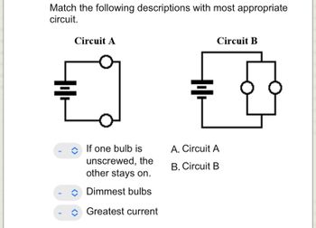 Answered: Match The Following Descriptions With… | Bartleby