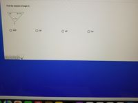 **Find the Measure of Angle A**

In this problem, you are tasked with finding the measure of angle A in a triangle. The image presents a triangle with the following information:

- One angle measures \(56^\circ\).
- The second angle is expressed as \(3x + 13\).
- Angle A is expressed as \(1 + 7x\).

### Answer Choices:
- \(150^\circ\)
- \(70^\circ\)
- \(46^\circ\)
- \(78^\circ\)

### Explanation:
The sum of the angles in any triangle is \(180^\circ\). To find angle A, follow these steps:

1. Write the equation for the sum of the triangle's angles:
   \[
   56 + (3x + 13) + (1 + 7x) = 180
   \]

2. Simplify and solve the equation to find \(x\).
3. Substitute \(x\) back into the expression for angle A \(1 + 7x\) to determine its measure.
4. Select the correct answer from the given choices.