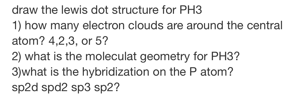 ph3 lewis dot structure