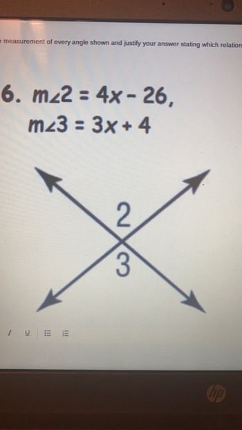 Answered: 5. Mz2 = 4x-26, M