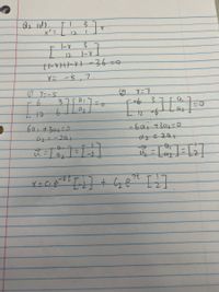 Q2 id).
x'ニ
てい
12
けサー-36 =0
Y= -5,7.
0 Yニ-5
37
F-6 3
-6ai t3a2=0
Cazニ-2a1
さ
メ-ビ G,et
