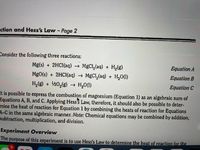 Answered: 2. Use Hess's Law To Calculate The Heat… | Bartleby