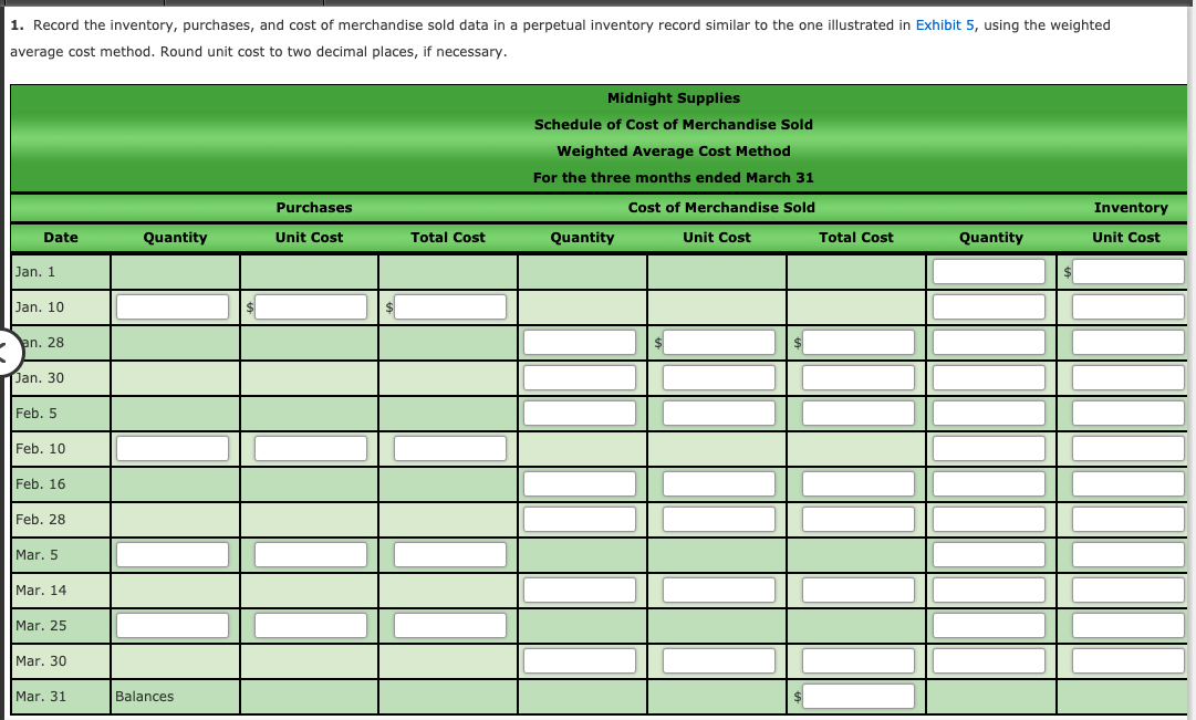 Answered: The Beginning Inventory At Midnight… | Bartleby