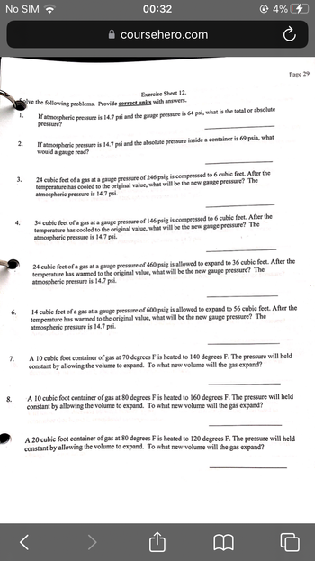 Answered: Page 29 Exercise Sheet 12. olve the…