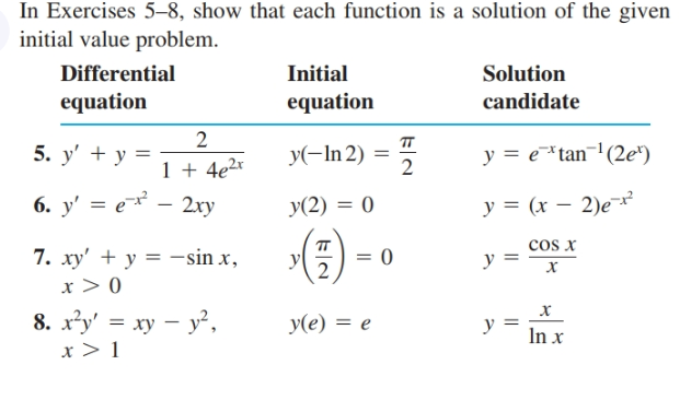 Answered: In Exercises 5–8, show that each… | bartleby