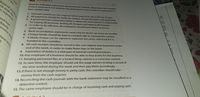 Read the following statements about internal controls. Write down the number
of each statement and whether the statement is true or false. If a statement is
false, explain why.
the
hysical stockta
1. Internal controls are not required when payments are made by cheque.
2. All payments should be made by cheque, except for petty cash payments.
A good internal control procedure is where the same person is responsible
ed with the
e reported
for paying all accounts, writing all cheques and signing all cheques.
4. In order to be efficient, all employees should have direct access to
3.
and loss.
petty cash.
Bank reconciliation statements need only be drawn up every six months.
1)
diately.
7. A blank cheque can be signed to replenish the petty cash fund if it is
handed to the custodian.
5.
6. Cheque books should be kept in a locked safe as a preventive control.
9. Separation of duties is a vital part of internal control procedures.
10. Any employee of a business should be able to buy assets for the business.
11. Keeping personnel files in a locked filing cabinet is a corrective control.
12 To save time, the employer should ask the wage earners to keep a record of
the time worked during the week and then pay them accordingly.be
1.
8 All cash receipts should be stored in the cash register and deposited at the
end of the week, in order to make fewer trips to the bank.
14. Reconciling the cash journals with the bank statement may be classified as a
detective control.
13.If there is not enough money in petty cash, the custodian should take
money from the cash register.
15. The same employee should be in charge of receiving cash and paying cash.
and
pensive item
hese item
