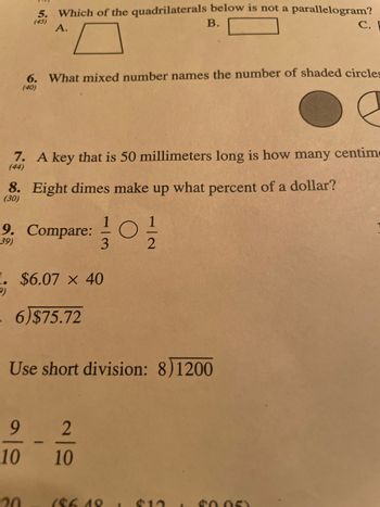 Answered: Eight dimes make up what percent of a dollar | bartleby