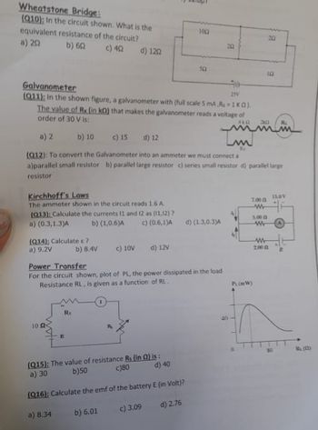 wheatstone bridge equivalent resistance