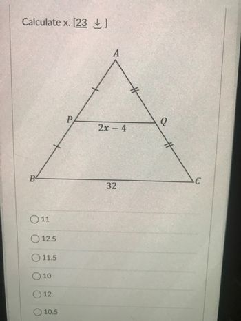 Answered: Calculate X. [23] 