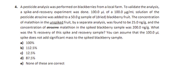 pesticide case study and analysis answers