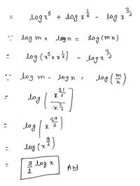 Answered: Fully simplify logx +log{-logx. State… | bartleby