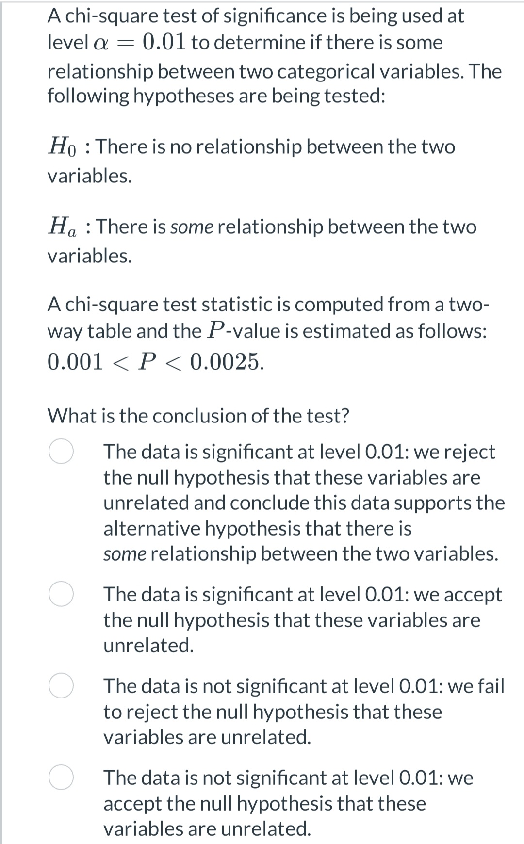 Associations between Categorical Variables Chapter 10: Chi-Square