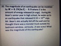 Answered: The Magnitude Of An Earthquake Can Be… | Bartleby